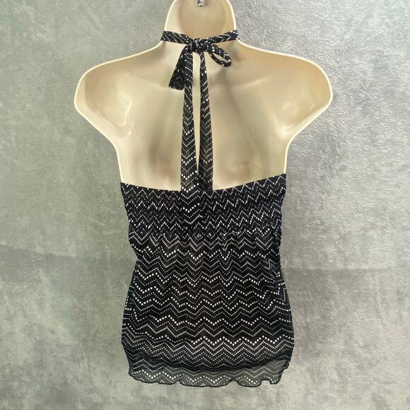 Vintage Y2k Guess Halter Top XS Mesh Indie Fairy Grunge Whimsigoth Boho - Picture 2 of 12